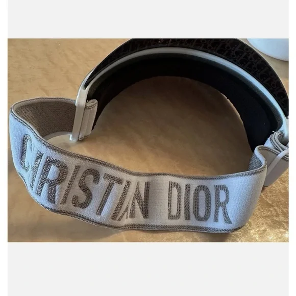 Dior White and black Visor Hat EUC - Picture 4 of 5